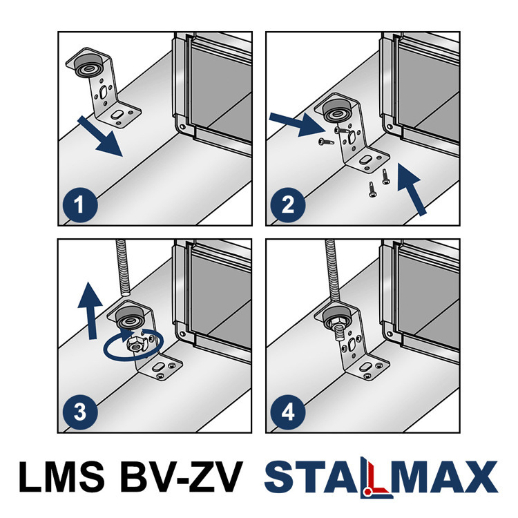 Кронштейн Z-образный с виброгасителем STALMAX LMS BV-ZV D10,2 оцинкованная сталь